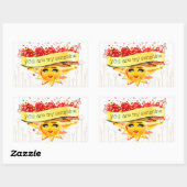 SUNSHINE KISSES 長方形シール (シート)