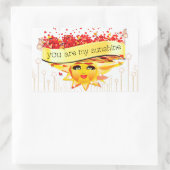 SUNSHINE KISSES 長方形シール (バッグ)