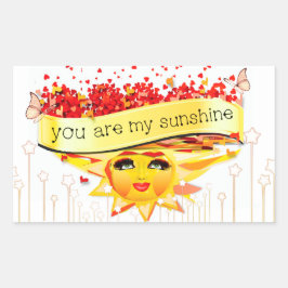 SUNSHINE KISSES 長方形シール
