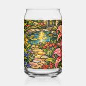 Sunshine Lilies Stained Glass ガラス缶 (左)