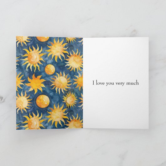 Sunshine Love カード (内部)