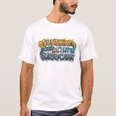 Sunshine Mixed With A Little Hurricane Funny Comic Tシャツ (正面)