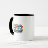 Sunshine Mixed With A Little Hurricane Retro Mug マグカップ (正面左)