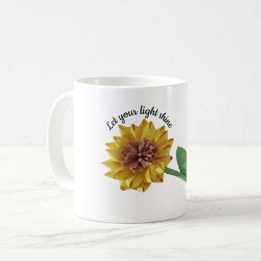 Sunshine mug christian コーヒーマグカップ (正面左)