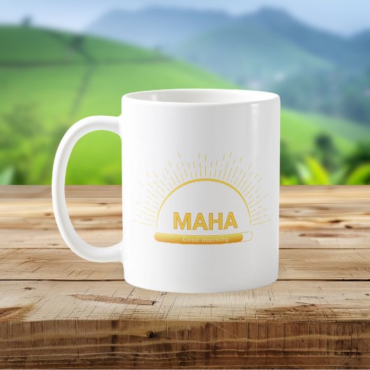 Sunshine Of A Good Morning Minimal Mug コーヒーマグカップ