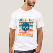 Sunshine On My Mind - Summer T-Shirt Tシャツ (正面)
