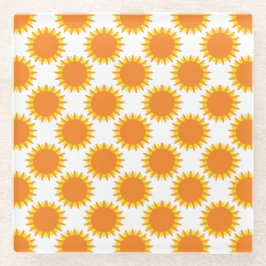 Sunshine Pattern  ガラスコースター