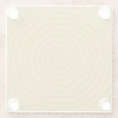 Sunshine pattern ガラスコースター (裏面)