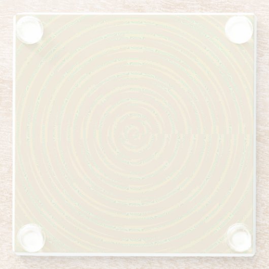 Sunshine pattern ガラスコースター (裏面)