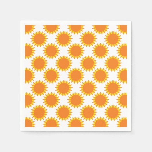 Sunshine Pattern  スタンダードカクテルナプキン (正面)