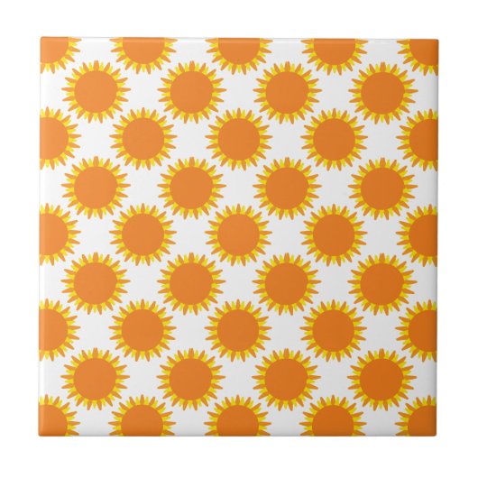 Sunshine Pattern タイル (正面)