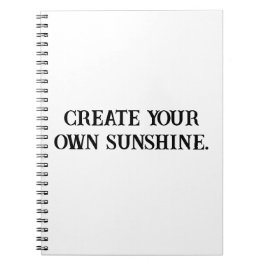 Sunshine Positivityノートブックの作成 ノートブック
