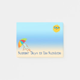 Sunshine Post-Itノートの夏の日 ポストイット