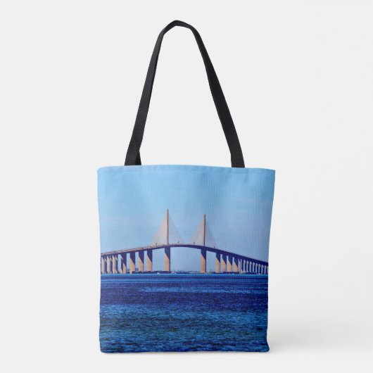 Sunshine Skyway Bridge トートバッグ (裏面)