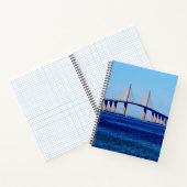 Sunshine Skyway Bridge Spiral Notebook ノートブック (内部)