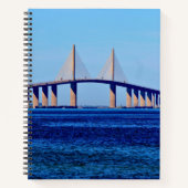 Sunshine Skyway Bridge Spiral Notebook ノートブック (正面)