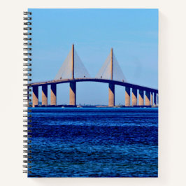 Sunshine Skyway Bridge Spiral Notebook ノートブック