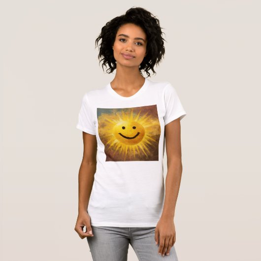 Sunshine Smile — Radiate Joy Everywhere You Go Tシャツ (正面フル)