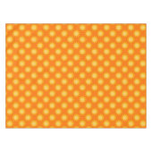 Sunshine Sun Pattern Design On Orange  テーブルクロス (正面(横))