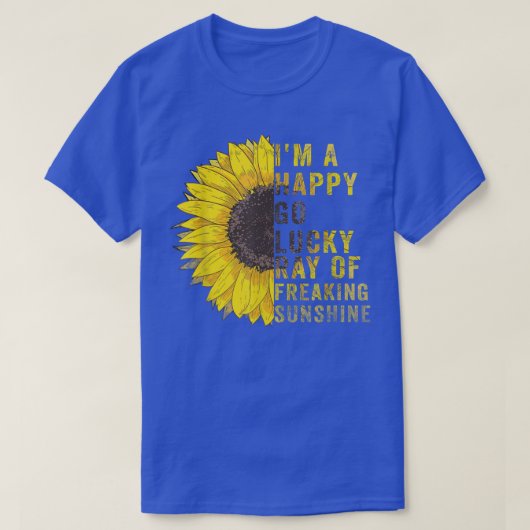 SunShine Sunfを楽しんで行くのは嬉しい Tシャツ (デザイン正面)