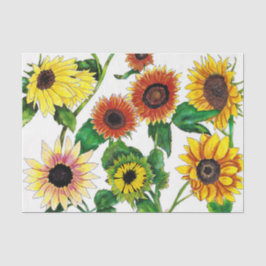 Sunshine Sunflowers Tissue Paper 薄葉紙