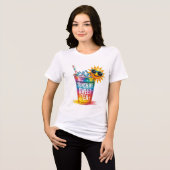 Sunshine Sweet Tea Tee - Southern Charm トライブレンドＴシャツ (正面全面)
