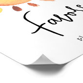 Sunshine Thank you / Favors  Poster ポスター (角)