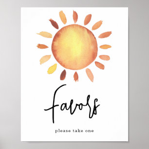 Sunshine Thank you / Favors Poster ポスター