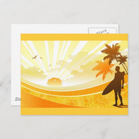 sunshine_widescreen_vector-1920x1200 ポストカード (正面/裏面)