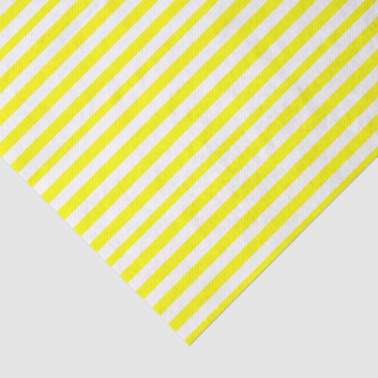 Sunshine Yellow and White Striped 薄葉紙 (詳細)