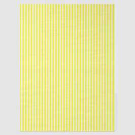 Sunshine Yellow and White Striped 薄葉紙