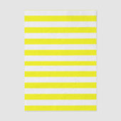 Sunshine Yellow and White Striped Print 薄葉紙 (正面)