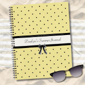 Sunshine Yellow Chic Summer Vacation Journal ノートブック