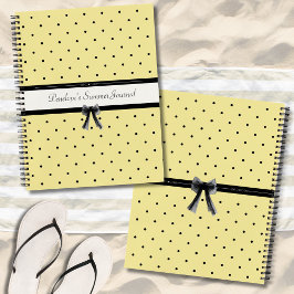 Sunshine Yellow Chic Summer Vacation Journal ノートブック