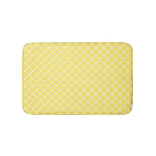 Sunshine Yellow Pattern バスマット (正面)