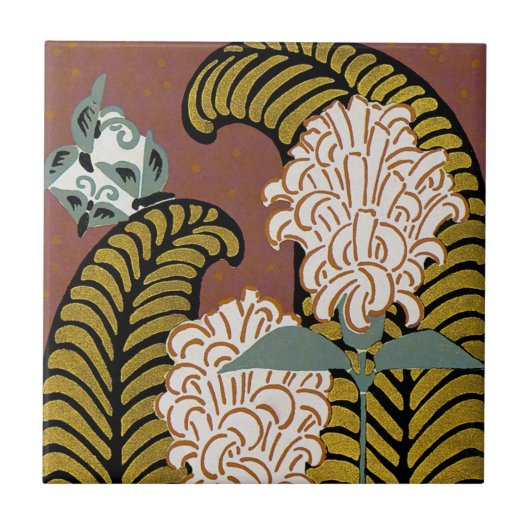 Sunshinedazzleのアールデコのデザイン#3 タイル (正面)