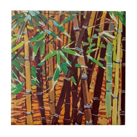 SunshineDazzleのエキゾチックな植物相#6 タイル (正面)