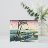 Sunshu江尻、山富士の36ビュー。北斎 ポストカード (スタンド正面)