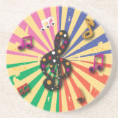 Sunsplashの背景に関する楽譜 コースター (正面)