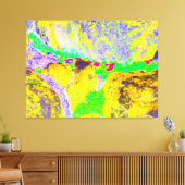 Sunspot Abstraction キャンバスプリント (インサイチュ (リビング))