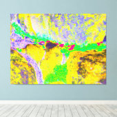 Sunspot Abstraction キャンバスプリント (インサイチュ (ウッドフロア))