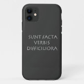 Sunt facta verbis difficiliora Case-Mate iPhoneケース (裏面)
