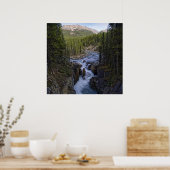 SUNWAPTA滝 – カナディアンロッキー ポスター (キッチン)