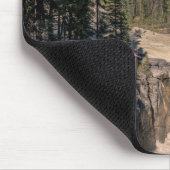 Sunwapta秋，カナダの滝の写真 マウスパッド (コーナー)