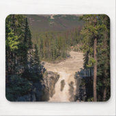 Sunwapta秋，カナダの滝の写真 マウスパッド (正面)