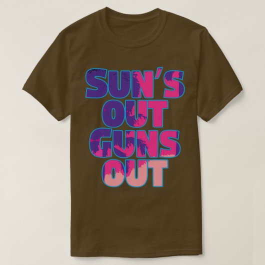 SUNx27S OUTガンアウトの概要 Tシャツ (デザイン正面)
