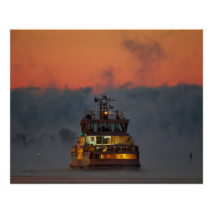 Suomelinnaフェリーヘルシンキ ポスター