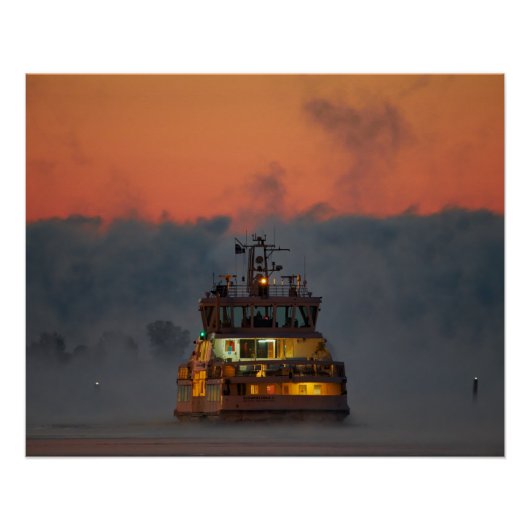 Suomelinnaフェリーヘルシンキ ポスター (正面)