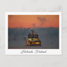 SuomelinnaフェリーHelsinkiお土産はがき
