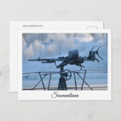 SuomenlinnaポストカードのVesikko潜水艦 ポストカード (正面/裏面)